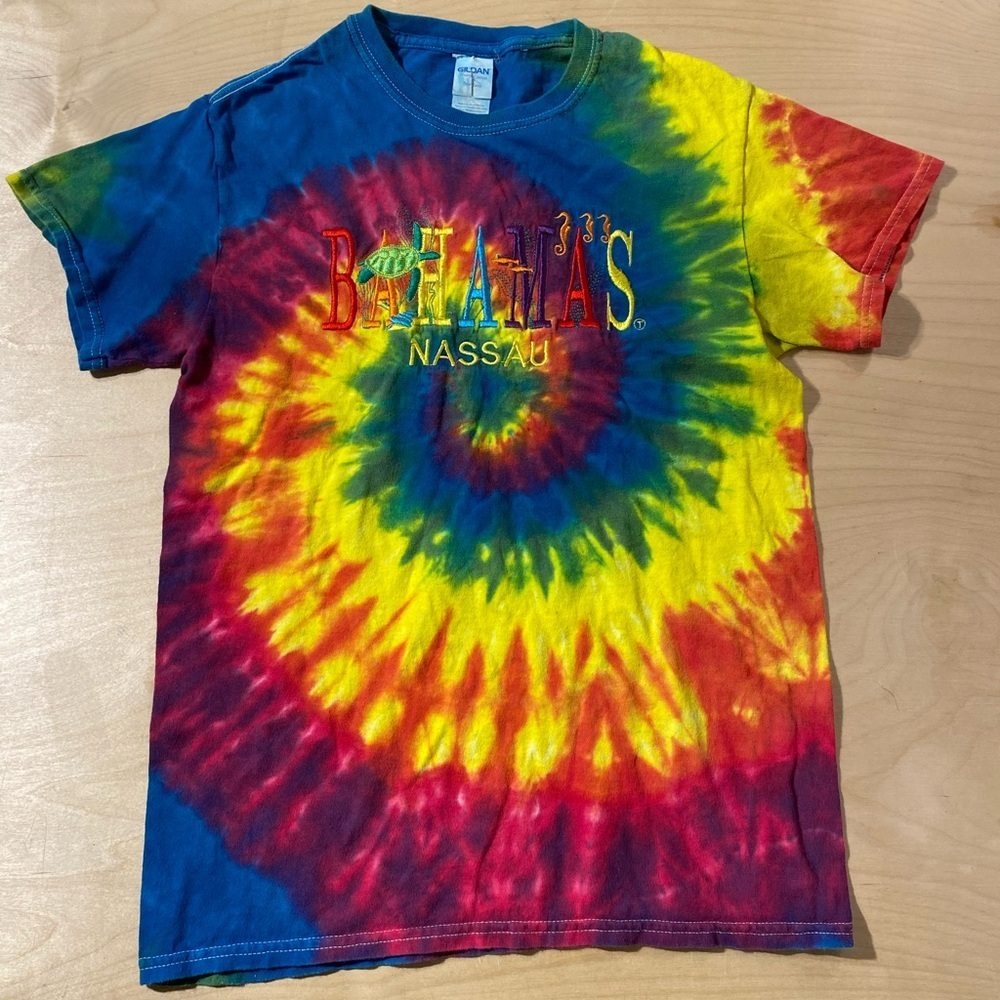 Bahamas Tie-Dye T-Shirt Small (NE)